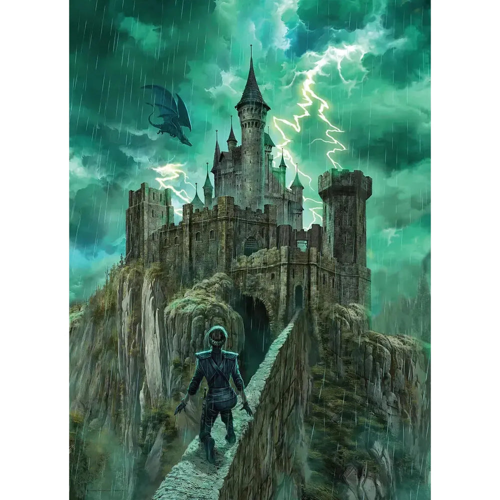 Violet Crossing the Parapet Fourth Wing 1000 Piece Jigsaw Puzzle Eurographics (ONLINE ORDER ONLY)
