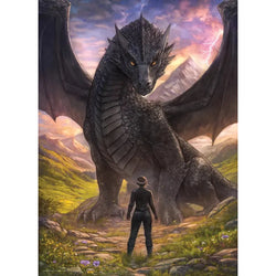 Violet Meets Tairn Fourth Wing 1000 Piece Jigsaw Puzzle Eurographics (ONLINE ORDER ONLY)