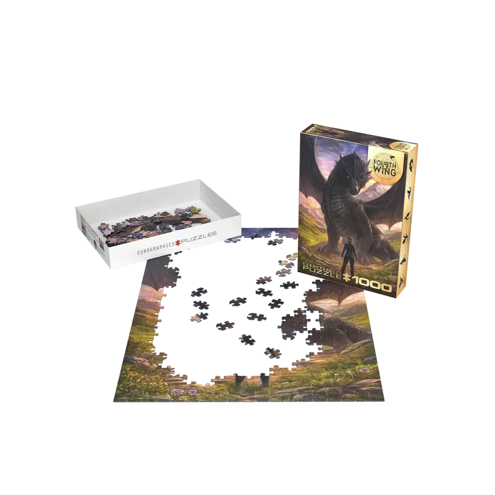 Violet Meets Tairn Fourth Wing 1000 Piece Jigsaw Puzzle Eurographics (ONLINE ORDER ONLY)