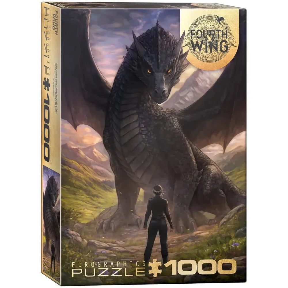 Violet Meets Tairn Fourth Wing 1000 Piece Jigsaw Puzzle Eurographics (ONLINE ORDER ONLY)