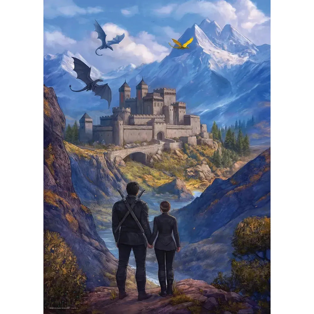 Violet & Xaden Fourth Wing 1000 Piece Jigsaw Puzzle Eurographics (ONLINE ORDER ONLY)