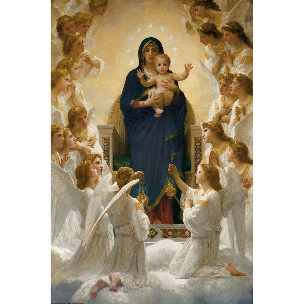 Virgin with Angels 1000 Piece Jigsaw Puzzle Eurographics (ONLINE ORDER ONLY)