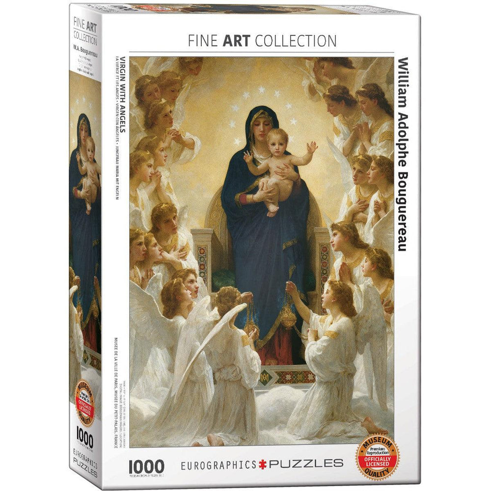 Virgin with Angels 1000 Piece Jigsaw Puzzle Eurographics (ONLINE ORDER ONLY)