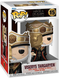 House of the Dragon Viserys Targaryen with Mask Funko Pop! Vinyl Figure #15 with Funko Protector (Online Order Only)