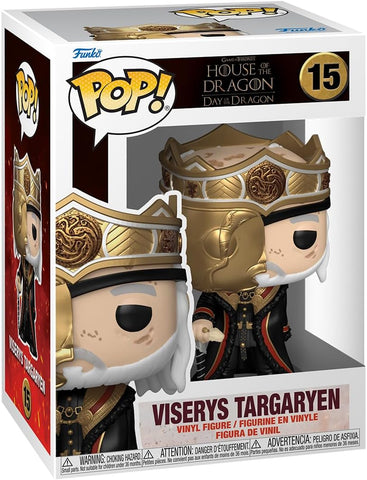House of the Dragon Viserys Targaryen with Mask Funko Pop! Vinyl Figure #15 with Funko Protector (Online Order Only)