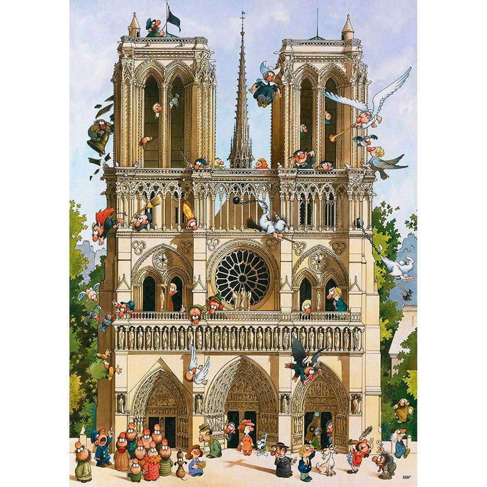Vive Notre Dame Cartoon Classics 1000 Piece Jigsaw Puzzle Heye (ONLINE ORDER ONLY)