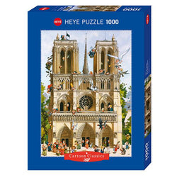 Vive Notre Dame Cartoon Classics 1000 Piece Jigsaw Puzzle Heye (ONLINE ORDER ONLY)
