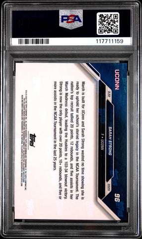 Graded 2024 Topps Bowman U Now Sarah Strong #96 Rookie RC Basketball Card PSA 10 Gem Mint (ONLINE ORDER ONLY)