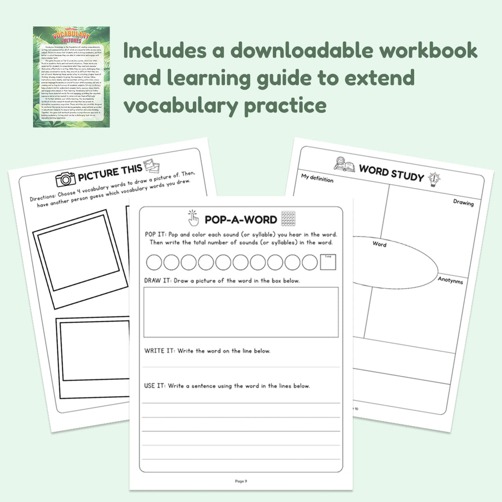 Vocabulary Vultures (ONLINE ORDER ONLY)