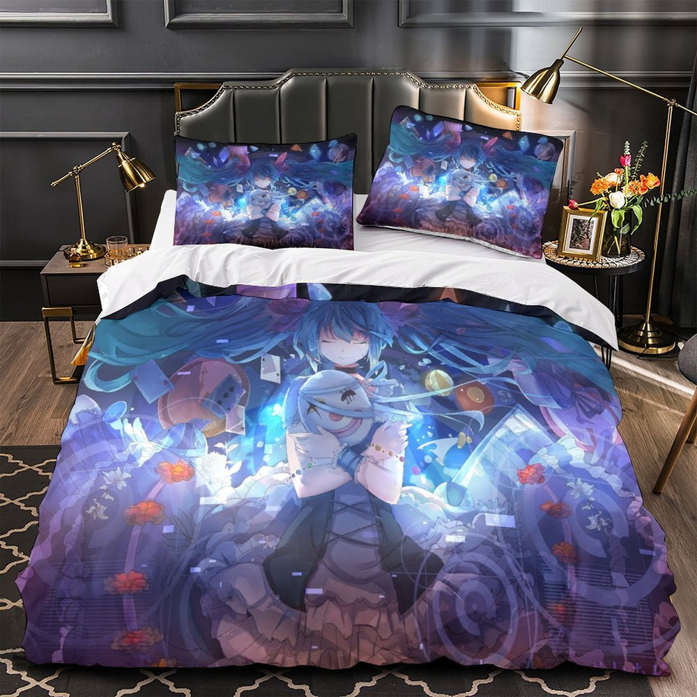 Vocaloid Miku Hatsune Bedding Set Duvet Cover Without Filler (Online Order Only)