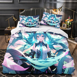 Vocaloid Miku Hatsune Bedding Set Duvet Cover Without Filler (Online Order Only)
