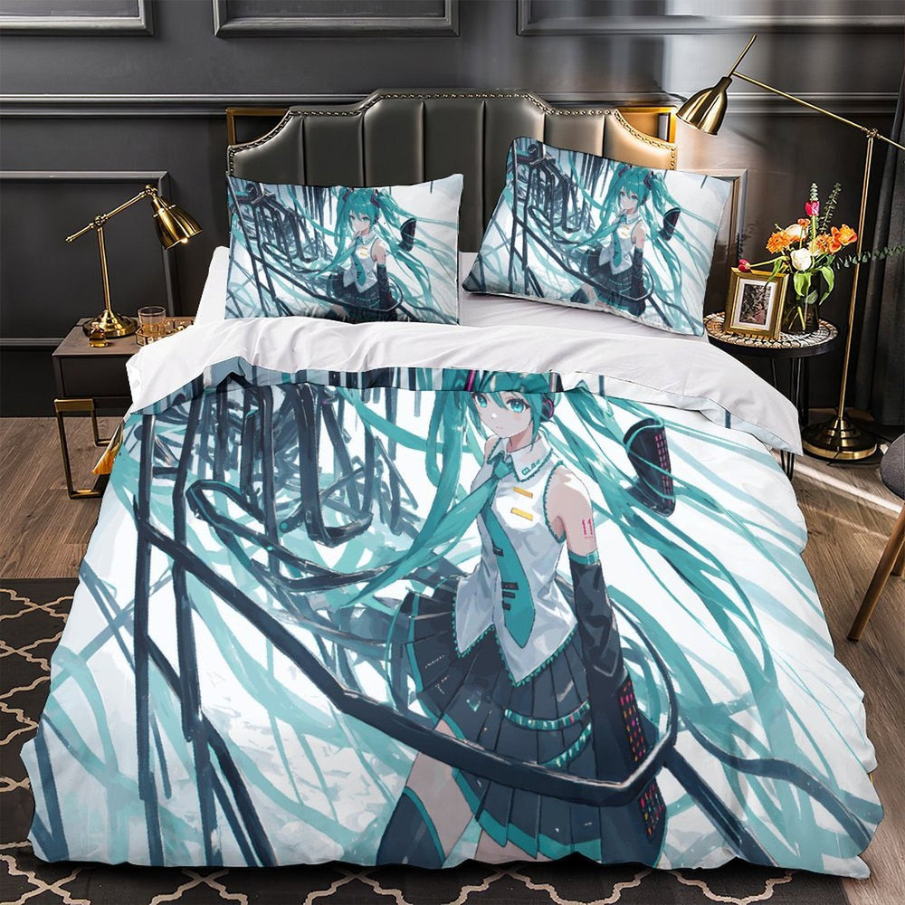 Vocaloid Miku Hatsune Bedding Set Duvet Cover Without Filler (Online Order Only)