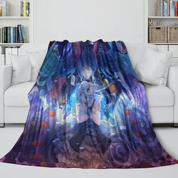 Vocaloid Miku Hatsune Blanket Flannel Fleece Throw Room Decoration (Online Order Only)
