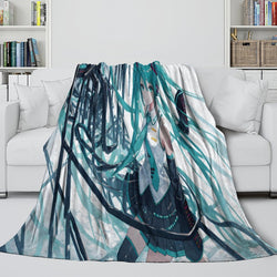 Vocaloid Miku Hatsune Blanket Flannel Fleece Throw Room Decoration (Online Order Only)