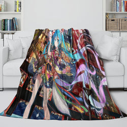 Vocaloid Miku Hatsune Blanket Flannel Fleece Throw Room Decoration (Online Order Only)