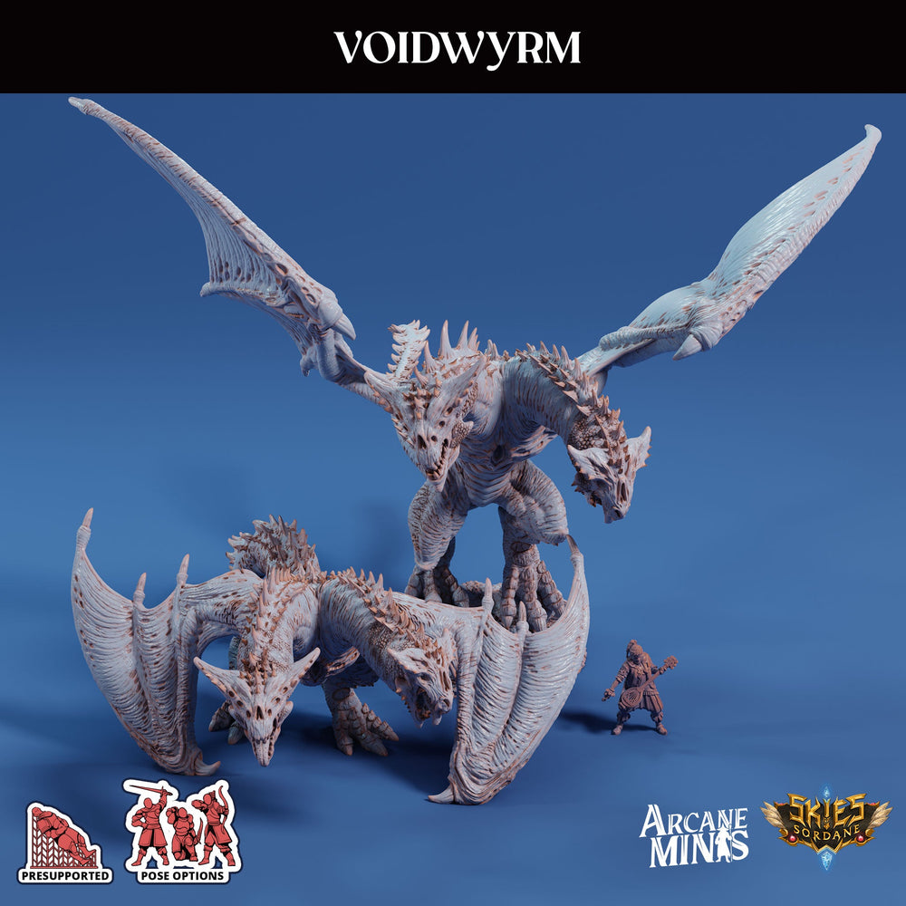 3D Printed Sordane Publishing Arcane Minis Voidwyrm Swindler's Luck Part Two 28 32mm D&D (Online Only)