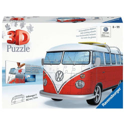 Volkswagen T1 Bus Surfer 187 Piece 3D Jigsaw Puzzle Ravensburger (ONLINE ORDER ONLY)