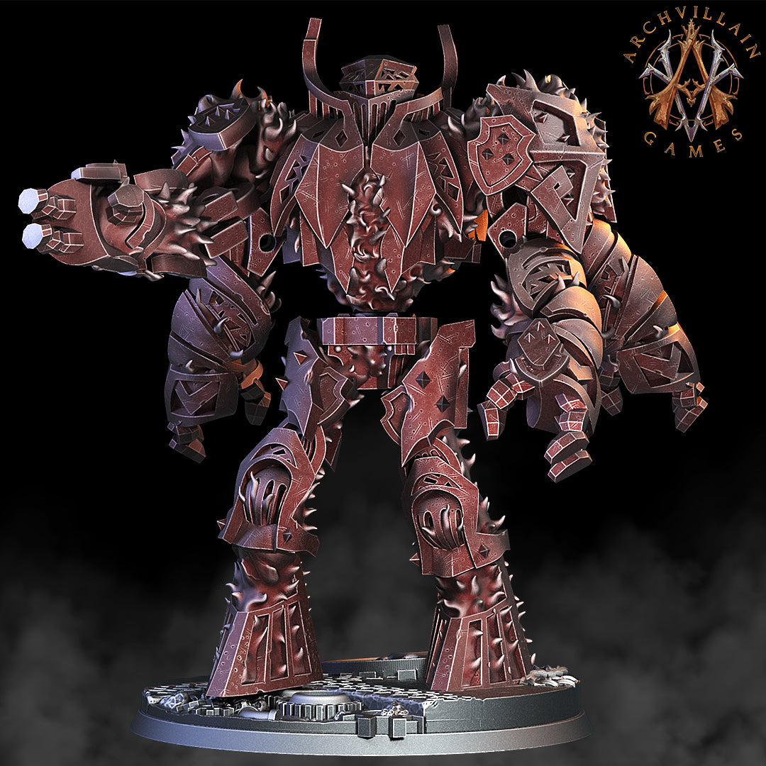 3D Printed Archvillain Games Vonindod Magma Lords - The Death Titan 28mm 32mm D&D (Online Only)