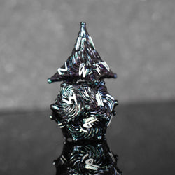 Pre-Order || Vortex Warp Metal Dice Set - Pearlescent Galaxy