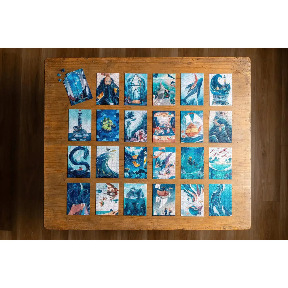 Voyage & Wonders Set of 24 99 Piece Mini Jigsaw Puzzles Trevell (ONLINE ORDER ONLY)