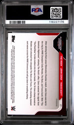 Graded 2025 Topps Now WWE The Rock John Cena Travis Scott #27 Chrome Green Refractor /99 Wrestling Card PSA 8 Near Mint (ONLINE ORDER ONLY)
