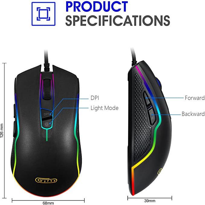 VYFKY F500 Gaming Mouse (Online Order Only)