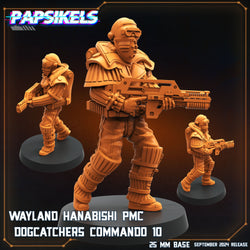 3D Printed Papsikels Wayland Hanabishi Pmc Dogcatcher Commandos Set SEPTEMBER 2024 SCIFI 28mm 32mm (Online Only)