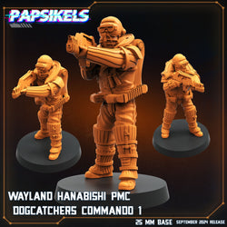 3D Printed Papsikels Wayland Hanabishi Pmc Dogcatcher Commandos Set SEPTEMBER 2024 SCIFI 28mm 32mm (Online Only)