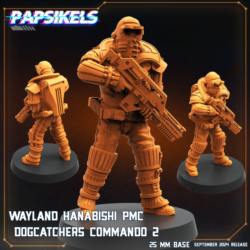 3D Printed Papsikels Wayland Hanabishi Pmc Dogcatcher Commandos Set SEPTEMBER 2024 SCIFI 28mm 32mm (Online Only)
