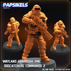 3D Printed Papsikels Wayland Hanabishi Pmc Dogcatcher Commandos Set SEPTEMBER 2024 SCIFI 28mm 32mm (Online Only)