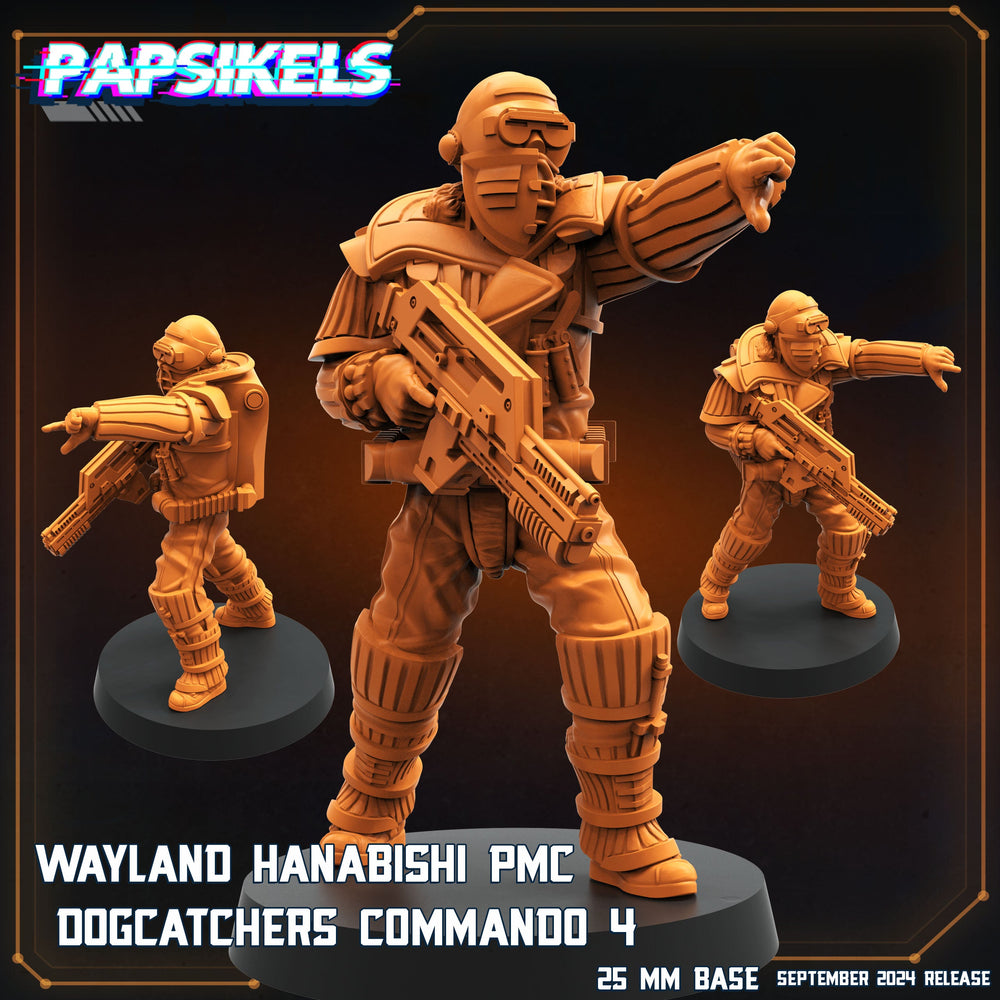 3D Printed Papsikels Wayland Hanabishi Pmc Dogcatcher Commandos Set SEPTEMBER 2024 SCIFI 28mm 32mm (Online Only)