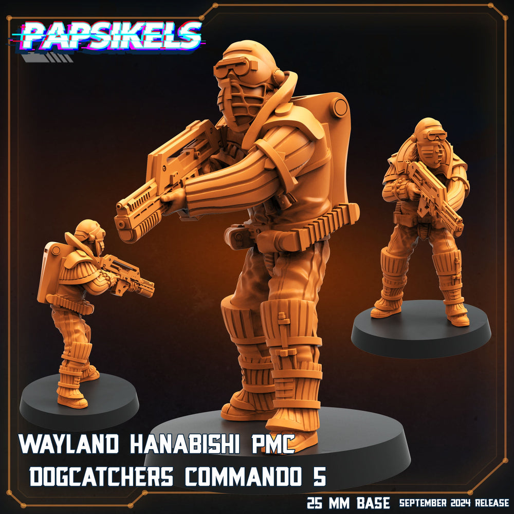 3D Printed Papsikels Wayland Hanabishi Pmc Dogcatcher Commandos Set SEPTEMBER 2024 SCIFI 28mm 32mm (Online Only)