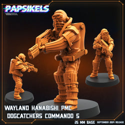 3D Printed Papsikels Wayland Hanabishi Pmc Dogcatcher Commandos Set SEPTEMBER 2024 SCIFI 28mm 32mm (Online Only)