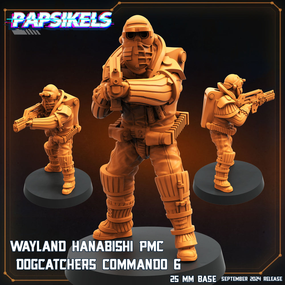 3D Printed Papsikels Wayland Hanabishi Pmc Dogcatcher Commandos Set SEPTEMBER 2024 SCIFI 28mm 32mm (Online Only)
