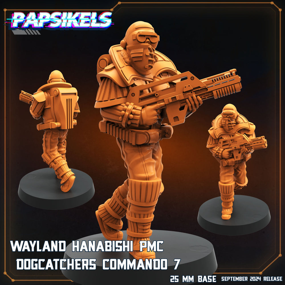 3D Printed Papsikels Wayland Hanabishi Pmc Dogcatcher Commandos Set SEPTEMBER 2024 SCIFI 28mm 32mm (Online Only)