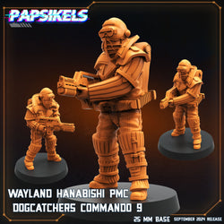 3D Printed Papsikels Wayland Hanabishi Pmc Dogcatcher Commandos Set SEPTEMBER 2024 SCIFI 28mm 32mm (Online Only)