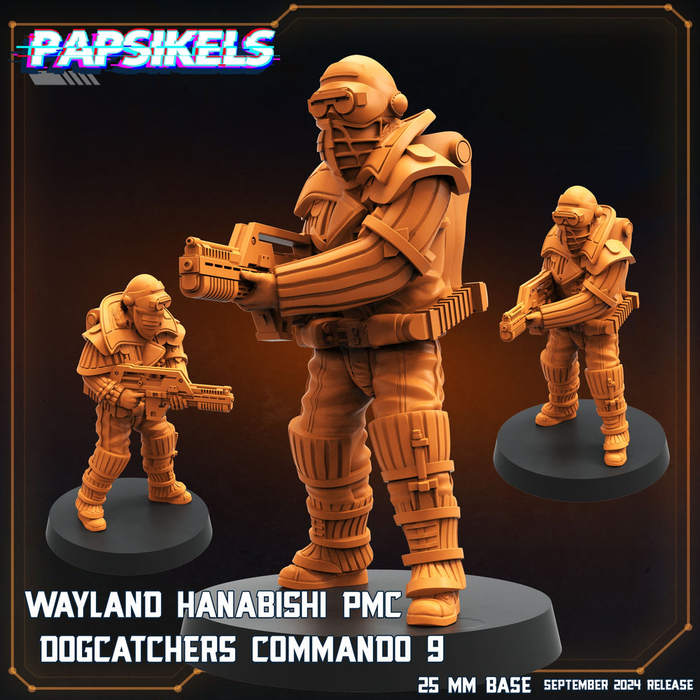 3D Printed Papsikels Wayland Hanabishi Pmc Dogcatcher Commandos Set SEPTEMBER 2024 SCIFI 28mm 32mm (Online Only)