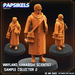 3D Printed Papsikels Wayland Hanabishi Scientist Sample Collectors Set SEPTEMBER 2024 SCIFI 28mm 32mm (Online Only)