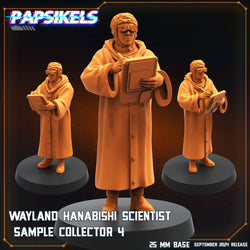 3D Printed Papsikels Wayland Hanabishi Scientist Sample Collectors Set SEPTEMBER 2024 SCIFI 28mm 32mm (Online Only)