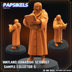 3D Printed Papsikels Wayland Hanabishi Scientist Sample Collectors Set SEPTEMBER 2024 SCIFI 28mm 32mm (Online Only)