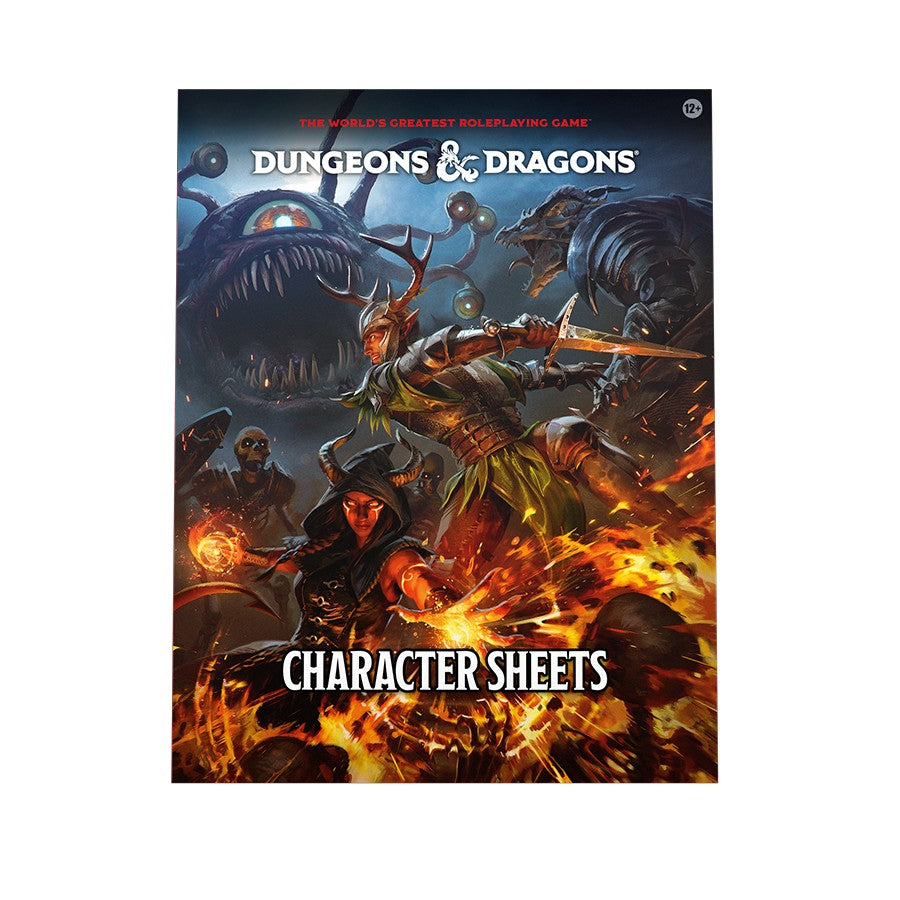 Dungeons & Dragons - Character Sheets 2024 - 5th Edition (Online Order Only)