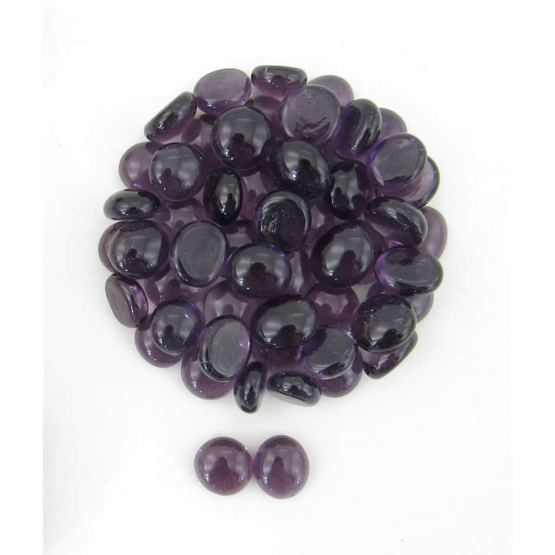 WCX01127 Crystal Purple Gaming Stones 12 - 14mm (40 or More) Chessex (ONLINE ORDER ONLY)