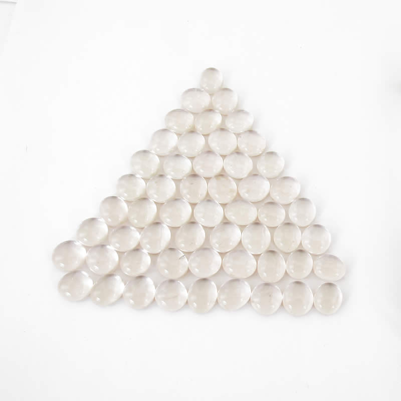 WCX01134 Crystal Pink Gaming Stones 12 - 14mm (40 or More) Chessex (ONLINE ORDER ONLY)