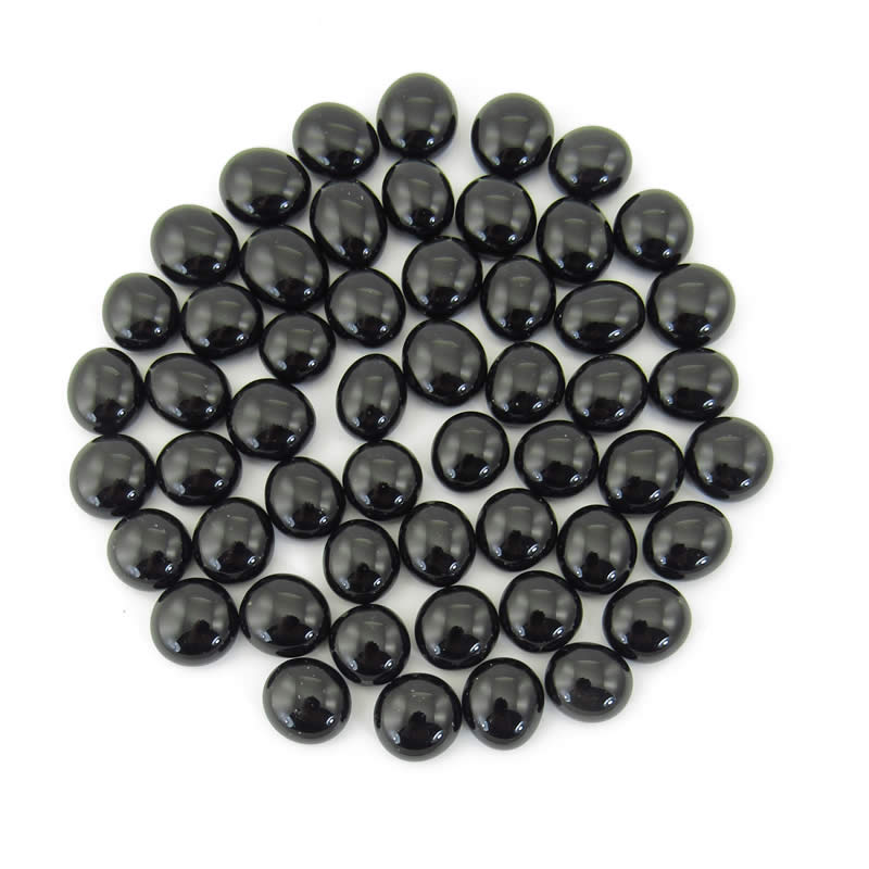 WCX01138 Black Opal Gaming Stones 12 - 14mm (40 or More) Chessex (ONLINE ORDER ONLY)