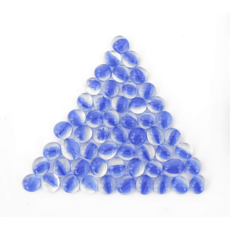 WCX01160 Dark Blue Catseye Gaming Stones 12 - 14mm (40 or More) Chessex (ONLINE ORDER ONLY)
