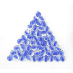 WCX01160 Dark Blue Catseye Gaming Stones 12 - 14mm (40 or More) Chessex (ONLINE ORDER ONLY)