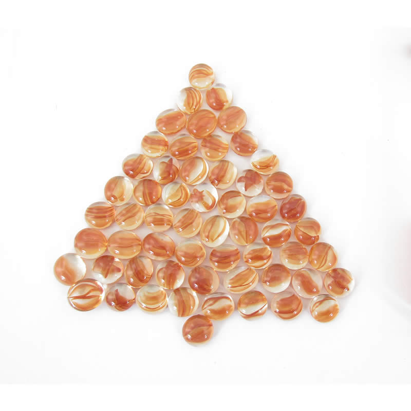 WCX01164 Red Catseye Gaming Stones 12 - 14mm (40 or More) Chessex (ONLINE ORDER ONLY)