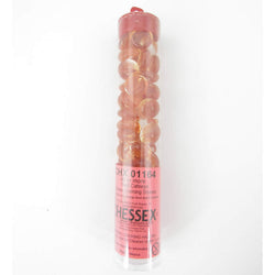 WCX01164 Red Catseye Gaming Stones 12 - 14mm (40 or More) Chessex (ONLINE ORDER ONLY)