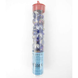 WCX01176 Crystal Dark Blue Iridized Gaming Stones 12 - 14mm (40 or More) (ONLINE ORDER ONLY)