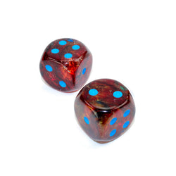 WCXDN3059E2 Primary Nebula Luminary Dice Blue Pips D6 30mm (1.18in) Pack of 2 (ONLINE ORDER ONLY)